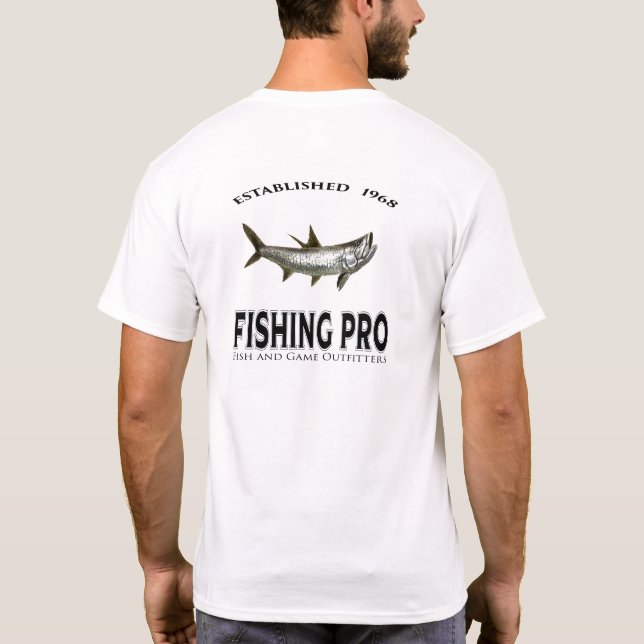 Fiska som är pro t-shirt (Baksida)