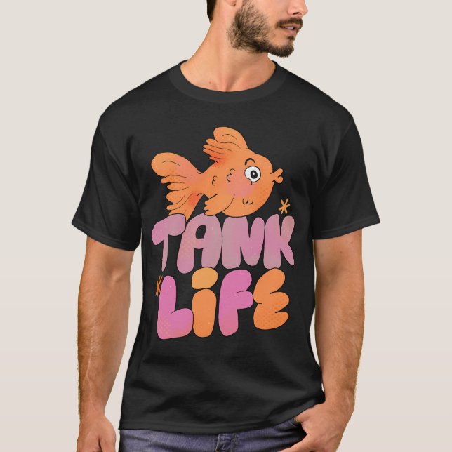 Fiskaktsliv (Lila) T Shirt (Framsida)