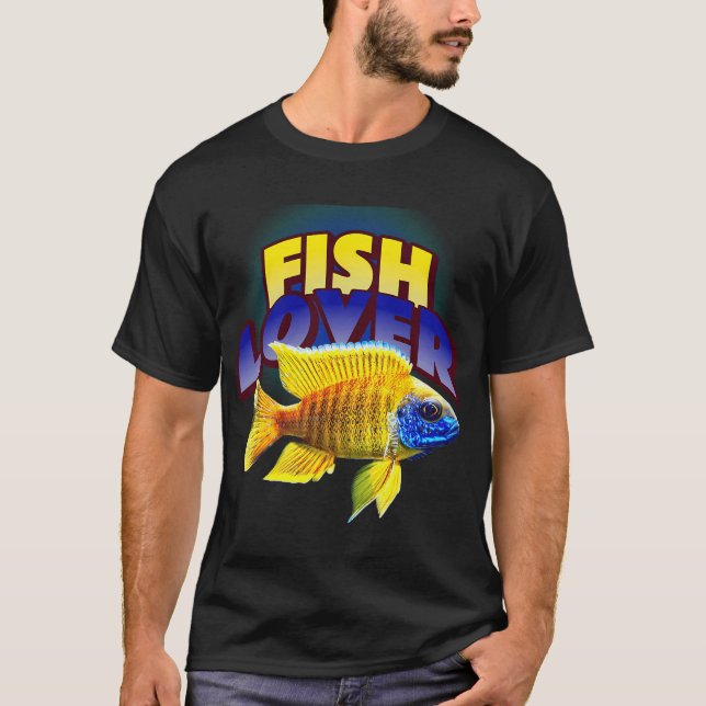 Fiskälskare T Shirt (Framsida)