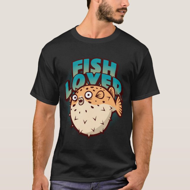 Fiskälskare T Shirt (Framsida)