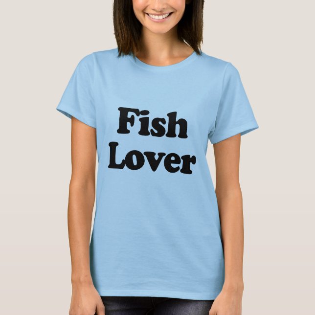 Fiskälskare T Shirt (Framsida)