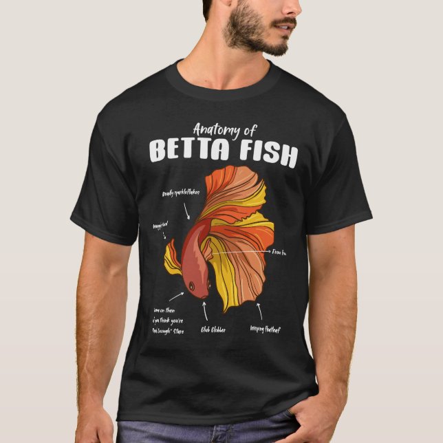 Fiskanatomi T Shirt (Framsida)