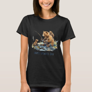 Fiskande Björnar T Shirt