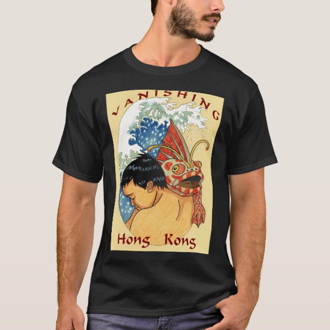 Fiskande Fiskare T Shirt (Framsida)
