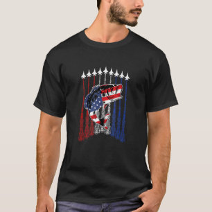 Fiskande Krigare Flygplan Himmel Redneck Patriot U T Shirt