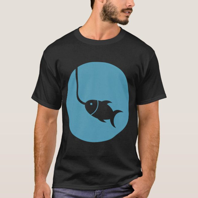 Fiskande mamma som en vanlig mamma men cool t shirt (Framsida)