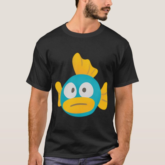Fiskansikte T Shirt (Framsida)