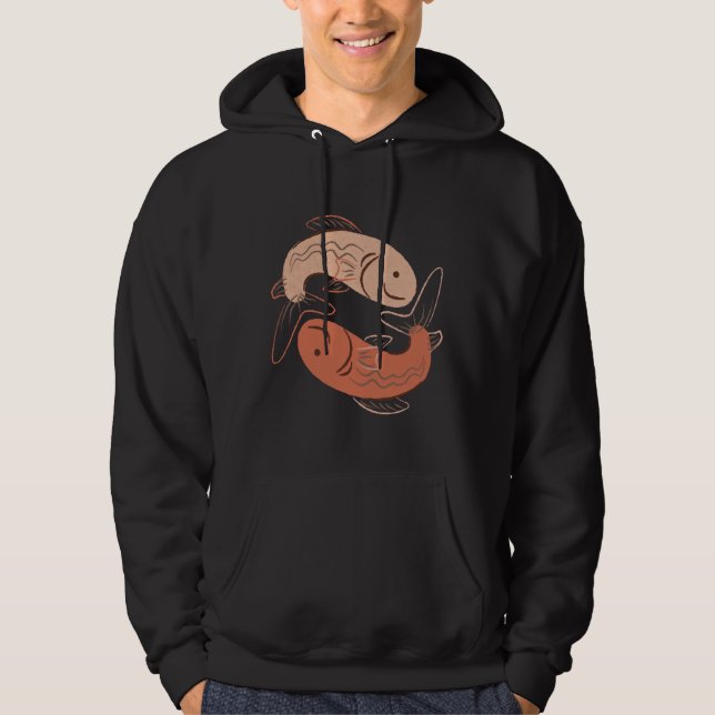 Fiskar 214 hoodie (Framsida)