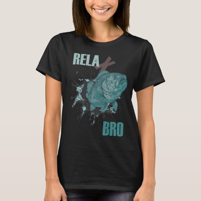 Fiskar är vänner t shirt (Framsida)