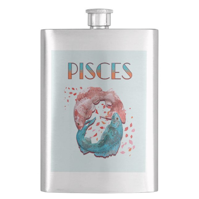 Fiskar Fiskar Zodiakos Horoskop Vatten Astrologi t Fickplunta (Framsidan)