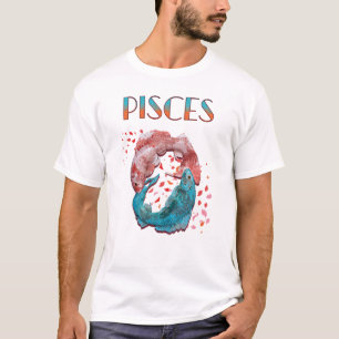 Fiskar Fiskarna Zodiakshoroskop Vatten Astrologi t Shirt