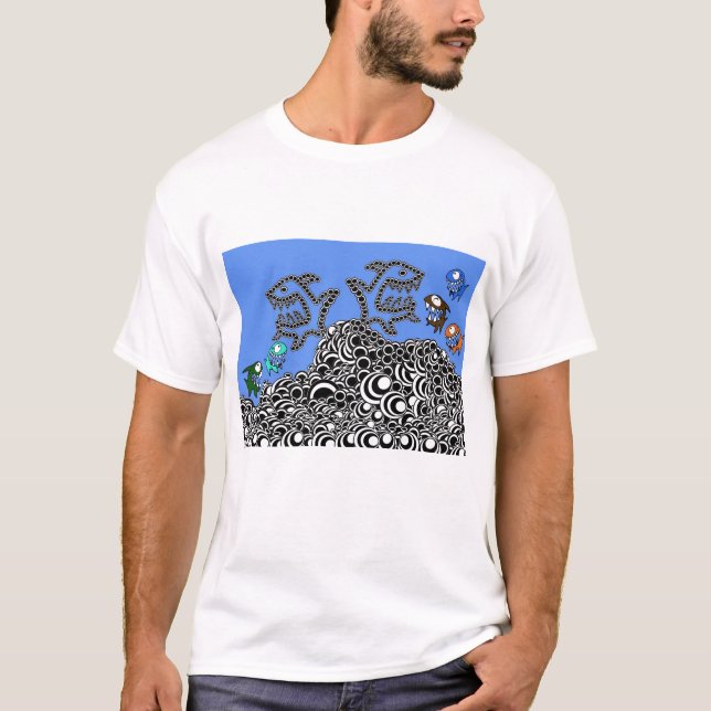 fiskar för bbubles n tee shirt (Framsida)