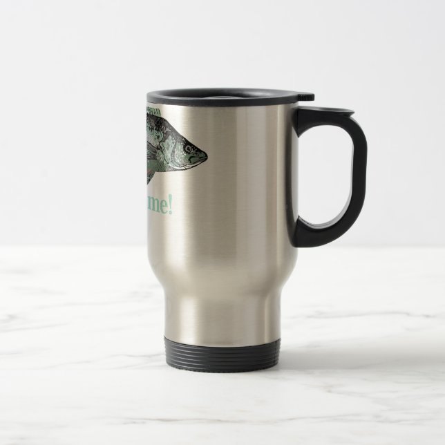 Fiskar fruktar mig Roligt Offert för fiskare Resemugg (Höger)