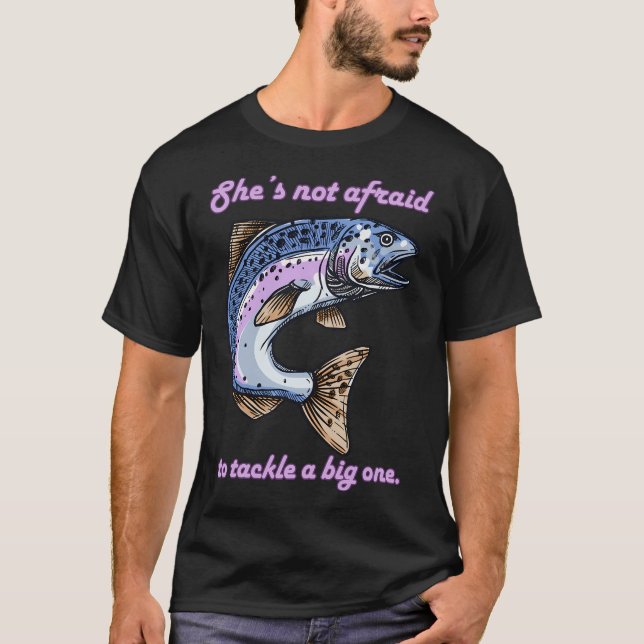 Fiskar fruktar mig t shirt (Framsida)