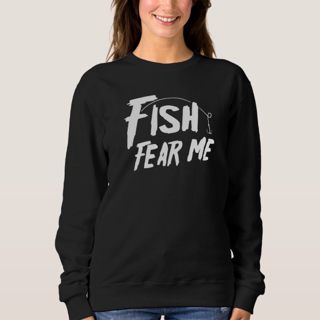 Fiskar fruktar mig utomhus t shirt (Framsida)