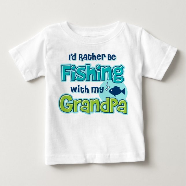 Fiskar ganska morfar t shirt (Framsida)