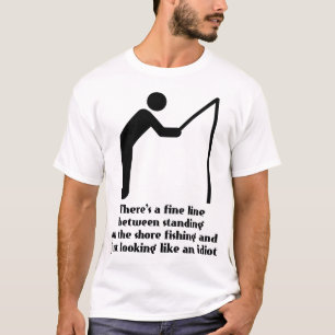 Fiskar Idiot Rolig Tröja Humor