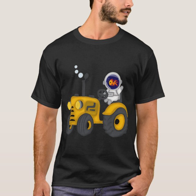 Fiskar Jordbruksastronauten T Shirt (Framsida)