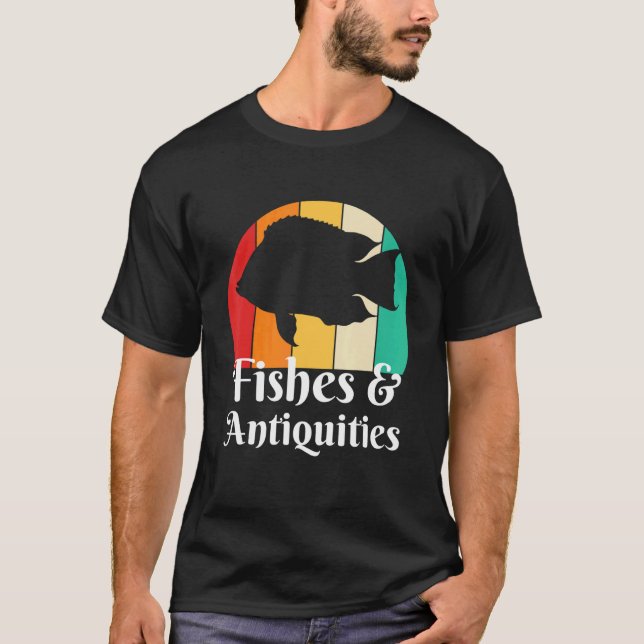 Fiskar Och Antikviteter T Shirt (Framsida)
