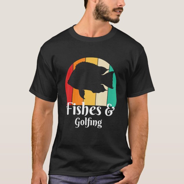 Fiskar Och Golf T Shirt (Framsida)