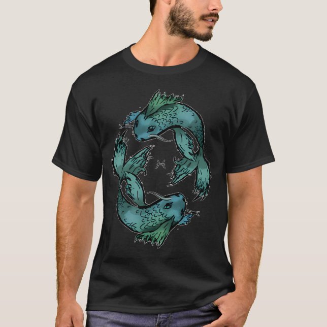 Fiskar Pisces T Shirt (Framsida)