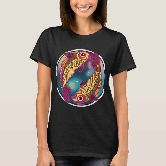 Fiskar Pisces T Shirt (Framsida)