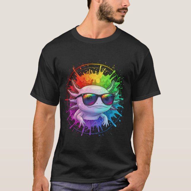 Fiskar stjärntecken kawaii t shirt (Framsida)