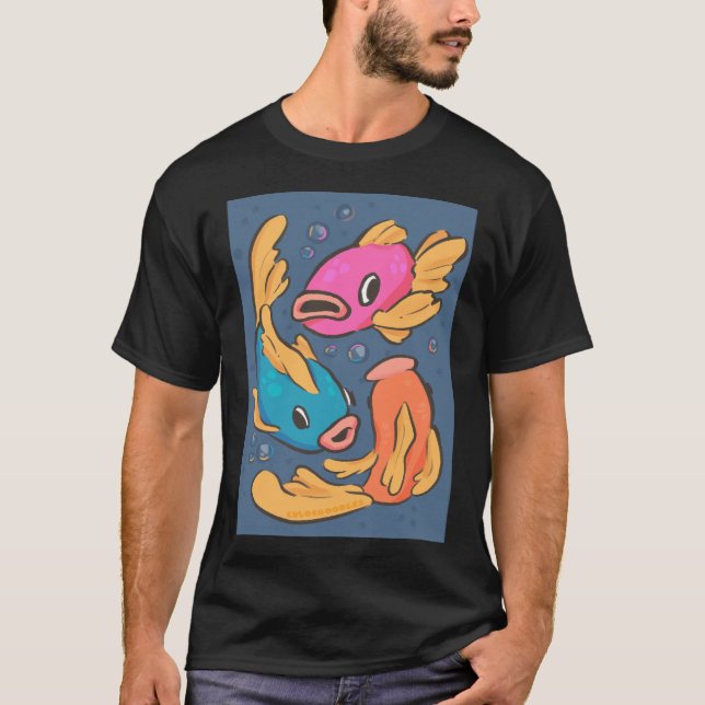 Fiskar T Shirt (Framsida)