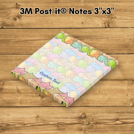 Fiskar tecknad film post-it block