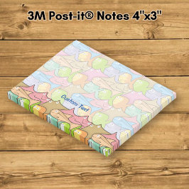 Fiskar tecknad film post-it block