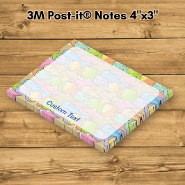 Fiskar tecknad film post-it block