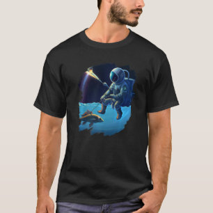 Fiskar vid Astronautens fiskebåt Oceanen Sjö Coola T Shirt