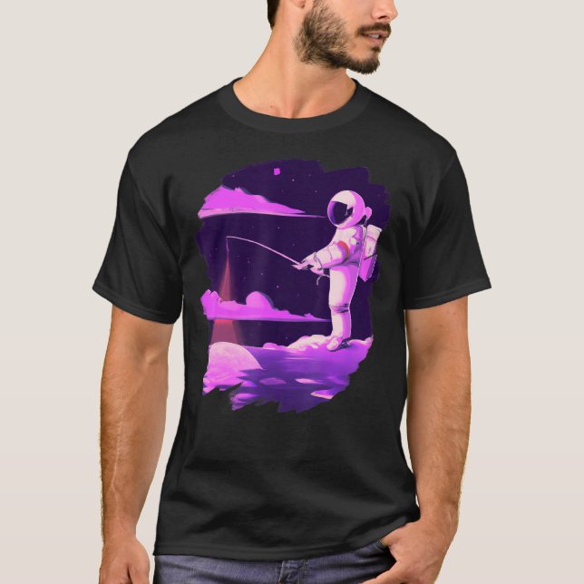 Fiskar vid Astronautens fiskebåt Oceanen Sjö Coola T Shirt (Framsida)