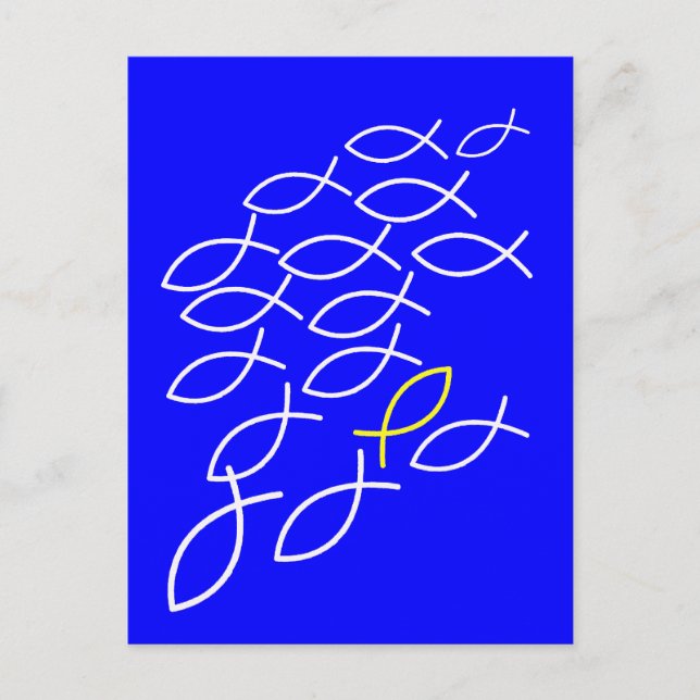 Fiskar Vykort (Framsida)