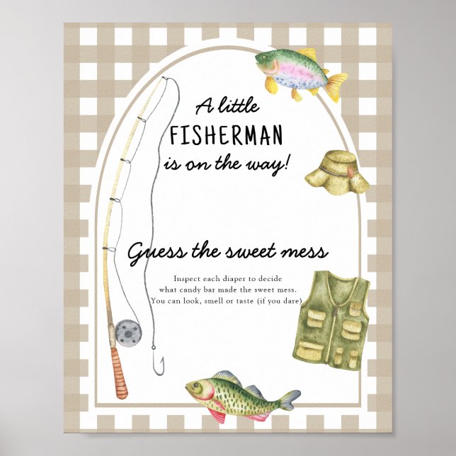 Fiskarbarnvakt - Gissa den söta röra Poster (Framsidan)