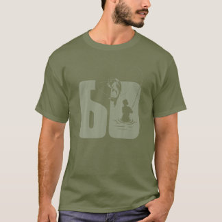 Fiskare 60 Födelsedag Grön T Shirt