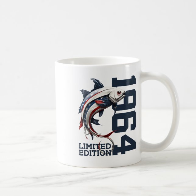 Fiskare 61-årsdag Fiske Begränsad Upplaga 1964  Kaffemugg (Höger)