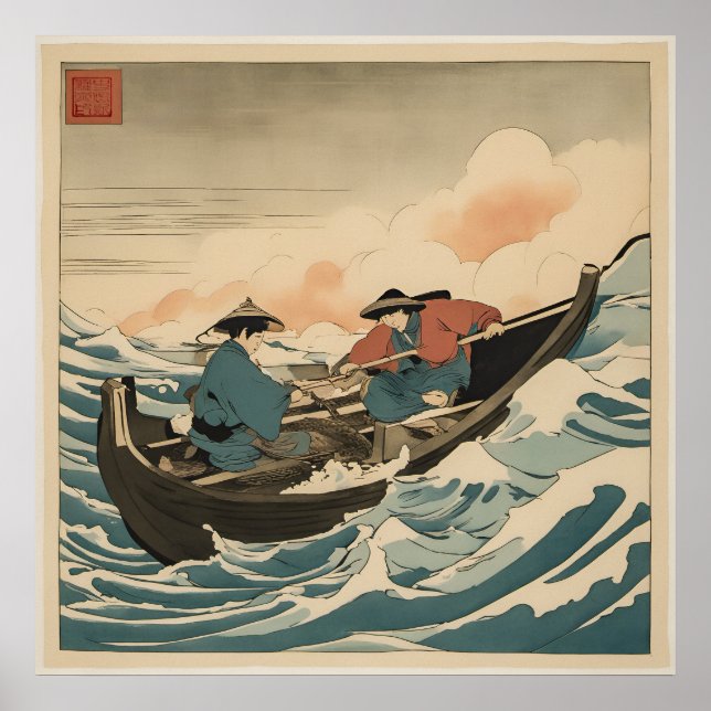 Fiskare - Art Print Poster (Framsidan)