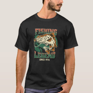 Fiskare av bläckfiskörd (Bass Fisherman) sedan 197 T Shirt