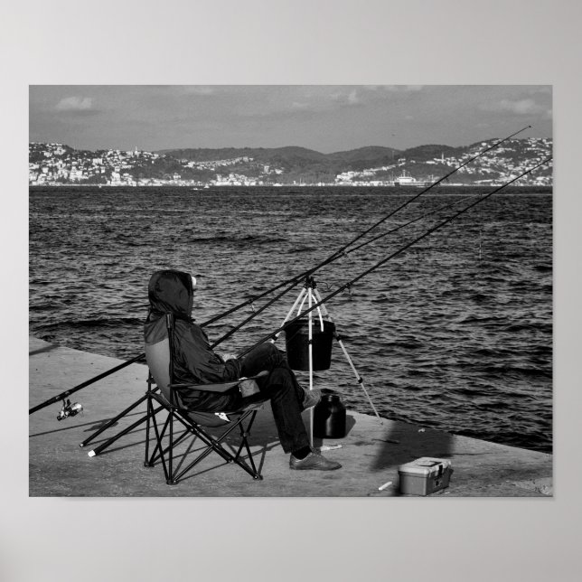 Fiskare av Bosporen i Istanbul Poster (Framsidan)