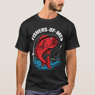 Fiskare av Män Helt Vit Text T Shirt