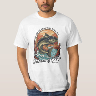 Fiskare av Män - Klassisk Fisk Symbol T-Shirt