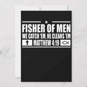 Fiskare Av Män Kristna Jesus Matt Religiöst Gåva