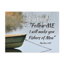 Fiskare av Mänskor Skript Bibelkort