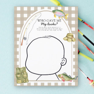 Fiskare baby shower - Vem gav mig mitt utseende sp