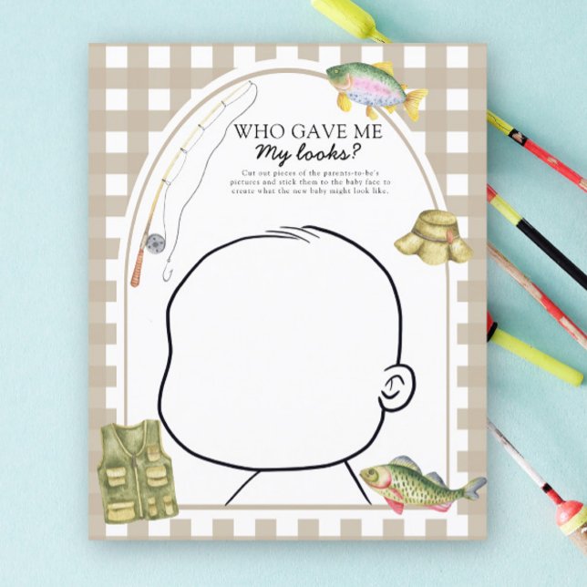 Fiskare baby shower - Vem gav mig mitt utseende sp (Skapare uppladdad)