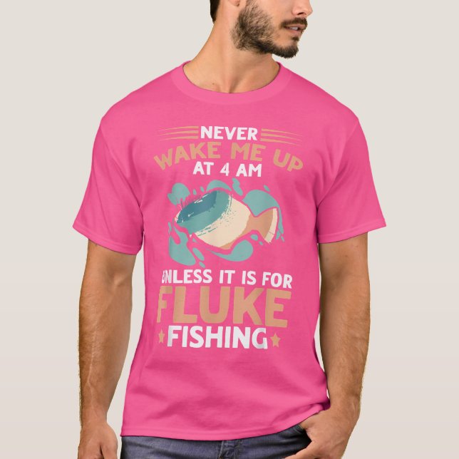 Fiskare Catcher fiskfiske Rod Fluke Fi T Shirt (Framsida)