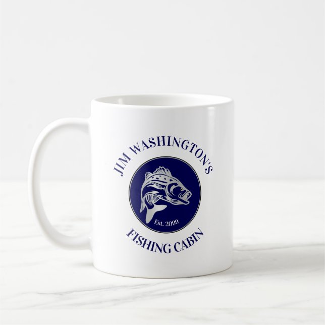 Fiskare eller familjekabin kaffemugg (Vänster)