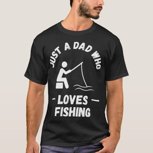 Fiskare evolution gåva t shirt (Framsida)