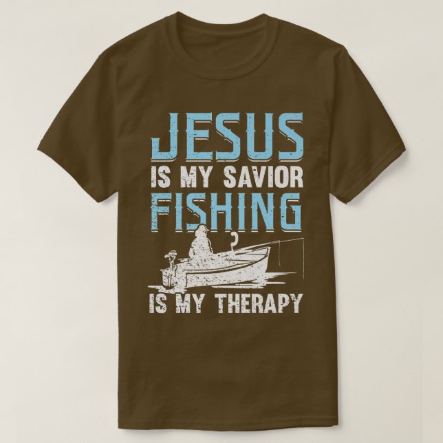 Fiskare Fisher Fish229 T Shirt (Design framsida)